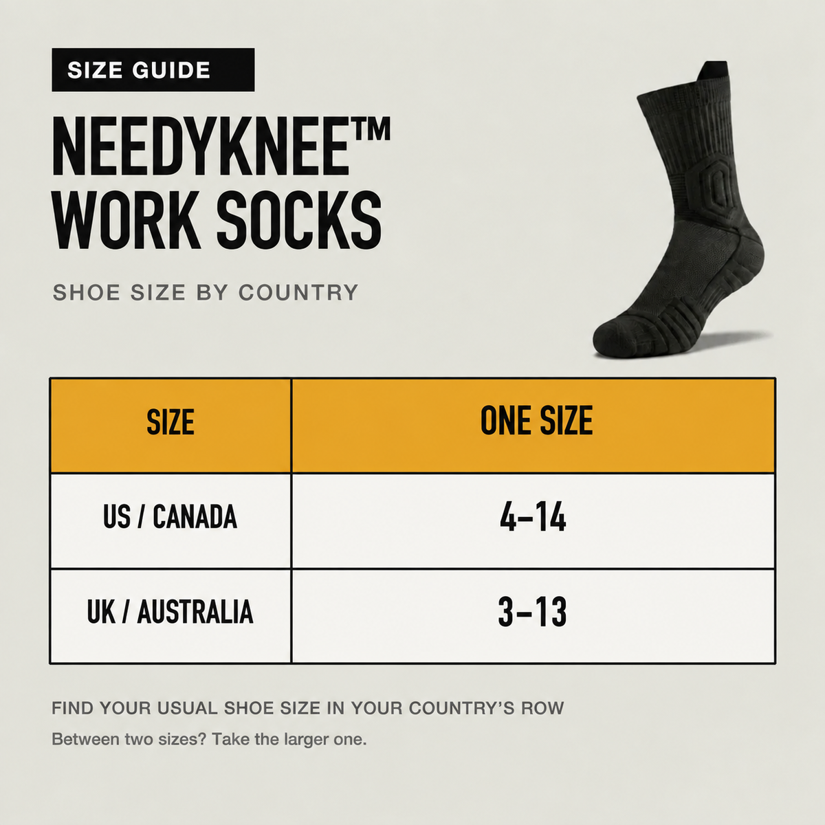 NeedyKnee™ Work Socks