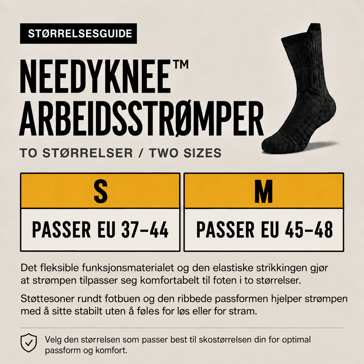 Størrelsesguide